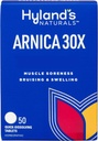 Tavole Arnica Montana 30x di Hyland, Rilievo Naturale di Bruises, Soreness di Gonfiore e Muscolo, Tavole Disolventi Rapide (Pack of 1, 50 Count Total)