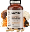 Adaptogenic Mushroom Extract Blend Lions Mane, Reishi, Cordyceps, Chaga Supplement, 120 capsule.