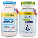 HEAL-N-SOOTHE integratore naturale detergente enzima proteolitico e integratore naturale della salute digestiva