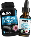 Integratori Lymphatic Drainage Pills & Drops - Organic Lymphatic Support Liquid Drops Cleanse, Lymph System Support Supplements for Nodes Legs & Neck - Lymph Node Detox Cleanse System Drainage