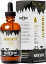 Tintura di funghi di immunità organica dello Spore del Nord (4 oz) | 100% estratti del corpo di fruttificazione | Chaga, Tail della Turchia, Reishi, Maitake, Shiitake | Organico certificato, Vegan, Non-GMO | Adaptogenic, Made in USA