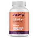 BESTVITE Filler-Free L-Lysine 500mg (240 Veg Capsules) - Vegan - Senza Stearati o Filler - Non OGM - Gluten Free - No Dicalcium Phosphate - Aminoacido Supporting Skin, Lip & Immune Health*
