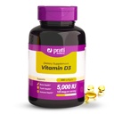 Vitamina D3 5000 IU – 500 Softgels – Supporta il sistema di difesa, Bone e la salute del muscolo – dimensione della famiglia