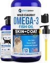 Omega 3 Fish Oil per i gatti - Meglio di olio di salmone - Kitten & Cat Vitamine e Supplementi - Trattamento di Dandruff Cat - Olio di pesce liquido per gli animali - Sostegno di spargimento - Prodotti per la salute del gatto per tutte le età