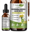 Totaria 16-in-1 Tintura di Rhodiola Liposomal Rosea, Integratore di Rhodiola ad ultra resistenza w/Ashwagandha, Zafferano, Magnesio, SAM-e, Rhodiola Rosea Extract Gocce liquide per il relax naturale, Mood, Energia