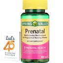 Molle Valle Prenatale Multivitamina 100 compresse, Vitamine Prenatali per le donne, Gravidanza deve avere il supplemento di follia, Bundle con 45 diabeti di Luall decodificato