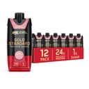 Optimum Nutrition Gold Standard Protein Shake, 24g Protein, Pronti a Bere Proteine, Fragola, 11 Fl Oz, 12 Count (Pack of 1) (Packaging May Vary)