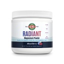 Polvere di magnesio radiante KAL, aroma di bacche miste, acido ialuronico e supplemento di magnesio, supporto per la pelle e antiossidante, senza zucchero, 60 porzioni, 7.3 OZ
