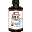 Integratore di olio MCT di Barlean, aromatizzato al cocco per il caffè Keto, emulsionato liquido cremoso con 5.400mg MCT pianta-basato per sostenere energia, messa a fuoco e benessere, 16 oz