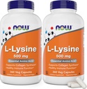 Ora L-Lysine 500 mg, 360 capsule vegetariane (pacchetto di 2)