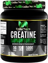 Pure Creatine Monohydrate Powder Supplement, Unflavored, Supporta Bulk Muscle Energy, Recovery, & Strength - Creatina Supplemento per Uomini & Donne - 500G, 5000mg Per Serv (5g) - 100 Serve