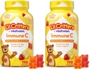 L’il Critters Immune C Daily Gummy Supplement Vitamina per bambini, per Vitamina C, D e Zinco per Supporto Immune, Arance, Limoni e Ciliegie, 190 Gummies (Pack of 2)