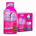 Vitamin Energy Mood+ Extra Strength Energy Shot Tropical Berry 4 Pack, 260mg Natural Caffeine, B-Vitamins, Rhodiola, Camomilla, Mood & Energy Support, Zero Sugar, Gluten-Free, Vegan, 1.93 fl oz