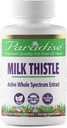 Paradise Herbs Latte Thistle 75:1 80% Capsule Vegetariani, 60 Conte