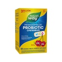 La Via della Natura Primadophilus Probiotici Chewables for Kids, Supports Healthy Digestive Flora*, per bambini Età 2+, 3 miliardi di CFU, 60 Cherry Flavored Chewables (Packaging May Vary)