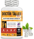 Dottor Taller Kids - Bambini Multivitaminici, Vitamine Toddler - Support Bone Forza, Immunità potenziata con Calcio, Multivitaminici per età da 2 a 9 anni - Uva Flavor - 90 compresse masticabili | 6 settimane di alimentazione