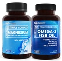 BioEmblem Triple Magnesium Complex e BioEmblem Omega-3 Fish Oil 2000mg