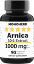 Estratto di Arnica MONOHERB 1000 mg - 90 capsule vegetariane