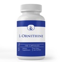 Ingredienti originali puri L-Ornitina, (100 capsule) Sempre Pure, Senza Additivi o Filler, Lab verificato