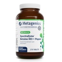 Metagenics SpectraZyme Betaine HCI + Pepsin - Supporta Stomach Health & Aids in Digestion* - con Betaine HCl & Pepsin - Proteolytic Digestive Enzyme* - Non-GMO - 135 Servings - 270 Tavole