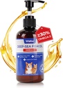 Wellix Omega 3 Fish Oil per i cani, meglio di Salmon olio per cani, Dog Fish Oil Supplement, Pet pelle e cappotto supplemento, promuove cuore, Joint & Immune Health, EPA & DHA