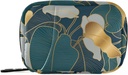 Vintage Palm Leaf Pill Box 7 giorno Pill Case Bag organizzatore di viaggio Pill con Zipper Portable Weekly Case Dimensioni compatte per il supporto supplemento di vitamina