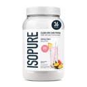Polvere di proteina isolata del siero di Isopure trasparente, senza lattosio, senza glutine, aromatizzata naturale, punzona tropicale, 20g di proteine per porzione, 1,9 Lbs, 36 Servings (varia di maggio di imballaggio)