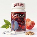 Platexia con 3.000 FU Nattokinase NSP-2-90 Vegan Capsule - May Support Blood Circulation - Non-GMO & Kosher - 1 Capsule / Giorno, 3-Month Alimentazione