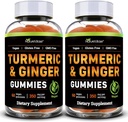 Gummie di base della natura per adulti (2 Pack) - Integratore di curcumina tumerica per sostenere la salute congiunta e il supporto immunitario - 120 Vegan Gummies