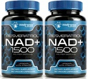 WELLNESS LABSRX NAD Supplemento, 1500mg - Liposomal NAD+ Integratore con Resveratrolo, NAD Plus Boosting - Support Cellular Health, Stamina & Healthy Aging - Capsule Ultra Strength, USA Made - 2 Pack
