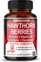 7 in 1 Ultra Hawthorn Berry con Uva Ursi Dandelion Cranberry Apple Cider Aceto - Cuore, Kinney Health Support