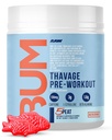 RAW Pre Workout Powder, Thavage (5 Peat, Red Gummy) - Chris Bumstead Integratore alimentare sportivo per gli uomini e le donne - Cbum Pre Workout for Working Out, Hydration, Mental Focus & Energy - 40 Servings