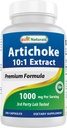 Migliore estratto di carciofo naturale 1000 mg Per Serving- 3rd Party Lab testato - 180 capsule