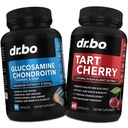 Glucosamina Chondroitin MSM Turmeric & Tart Cherry - Joint Health Supplement Knee Bone & Joints, Purge Uric Acid Cleanse Flush Antioxidant Pills - Joint Support Pills & Tart Cherry Extract Capsules