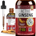 Ginseng coreano Panax Ginseng con Ginsenoside naturali - Soluzione liquida avanzata tutto naturale per assorbimento 2X - Supporta energia sana, vitalità, umore e altro ancora