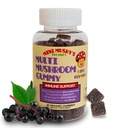 Mini Mushy's Organic Immune Support Daily Gummies | Tail Turkey, Reishi, Chaga Mushrooms, Elderberry | for Kids Ages 2+ Natural Color, Allergy Friendly, Low Sugar | Strawberry Flavor - 30 Count