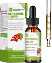 Integratore di Berberina Gocce Liquide, Berberina con Ceylon Cinnamon, Turmerico, Resveratrolo, Bitter Melon, & Più-Extra Forza Vegan Supplemento, Supporta Sistema Immune & Digestivo