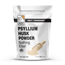 E' solo! - Psyllium Husk Powder, Easy Mixing Dietary Fiber, Cleanse Your Digestive System, Finely Ground Powder, Ideal for Keto Baking, Non-GMO (Unflavored, 24oz (Pack of 1))