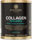 Essential Nutrition Collagen Resilience - Polvere di peptidi di collagene idrolizzato con acido ialuronico, silicio, aminoacidi e estratto di fiore della passione - frutto della passione - 14,3 oz (30 Serve)