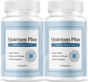 (2 Pack) Quietum Plus - Official Quietum Plus Advanced Supplement Formula, Original Quietum Plus Recensioni, All Natural QuietumPlus Advanced Formula for Healthy Ear, 120 Capsule per 2 Mesi