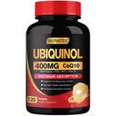 DRFOSTER Coq10 400mg Softgels Ubiquinol con PQQ & Vitamina E, olio d'oliva, cuore, cervello e supporto energetico - 120 giorni di alimentazione