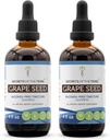 Segreti della Tribe Grape Seed Tincture Alcohol-Free Liquid Extract, Grape (Vitis Vinifera) Seme secca (2x4 FL OZ)