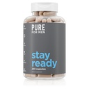 Pure per gli uomini pulizia originale rimanere pronto fibra supplemento | aiuta promuovere la regolarità digestiva | Psyllium Husk, Aloe Vera, Chia Seeds, Flaxseeds | Proprietario Formula | 240 capsule vegane