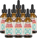 Liposomal Glutathione Liquid 2000MG – Antiossidante Detox Supplemento per le donne e gli uomini, Aging Defense, Liver Function & Energy, con Acido Ialuronico + Aloe Vera + Vitamina C, Naturale & Vegan, 16 FL.OZ
