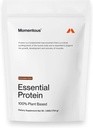 Momentous Essential Vegan Protein Powder - 20g Plant Based Protein - Certificato NSF, senza glutine, non OGM, 20 Serve per uso quotidiano essenziale, Cioccolato