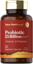 Nutrizioni Tahoe Prebiotici, Probiotici e Postbiotici | 25 miliardi di CFU | 50 pillole di polvere | Salute Digestiva Uomini e Donne | Integratore Vegetariano e Non OGM