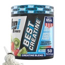 BPI Sports Best Creatine - Polvere monoidrata di creatina per uomini e donne, sale himalayano - Forza, pompa, resistenza, crescita muscolare, definizione del muscolo, nessun Bloat - Kiwi Strawberry - 50 Serve - 9.07 Oz