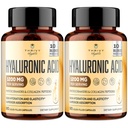 19-in-1 capsule di acido ialuronico - acido ilunarico 1200 mg, con Peptidi di collagene, vitamina C, Phytoceramides - per pelle, occhi, gastrointestinale, sostegno alle ossa (2 pacchetto)