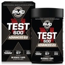 PMD Sports N-Test 600 Advanced Nitric Oxide Booster per gli uomini - con clinicamente studiato Testofen - Lean Muscle and Strength Gains with Estrogen Suppression (90 Veggie -Caps)