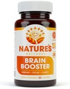 Natura Benessere Brain Booster | Enhancer cognitivo naturale per maggiore messa a fuoco, memoria e precisione mentale | Nootropics Brain Supplement | DMAE, Rhodiola Rosea Extract, Bacopa Monnieri, Ginkgo Biloba